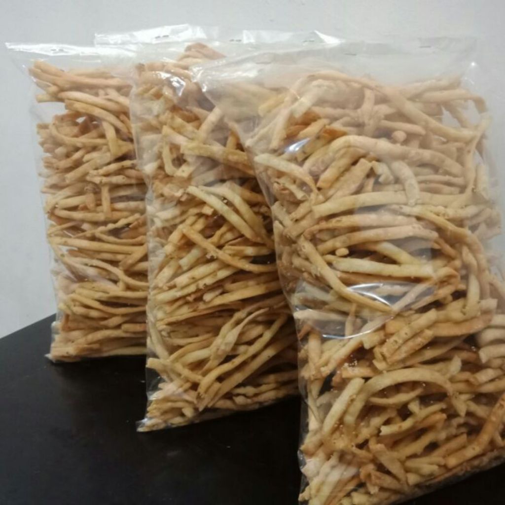 Snacksy Keripik Bawang 1Kg Stik Kriuk Gurih Bikin Nagih Murah