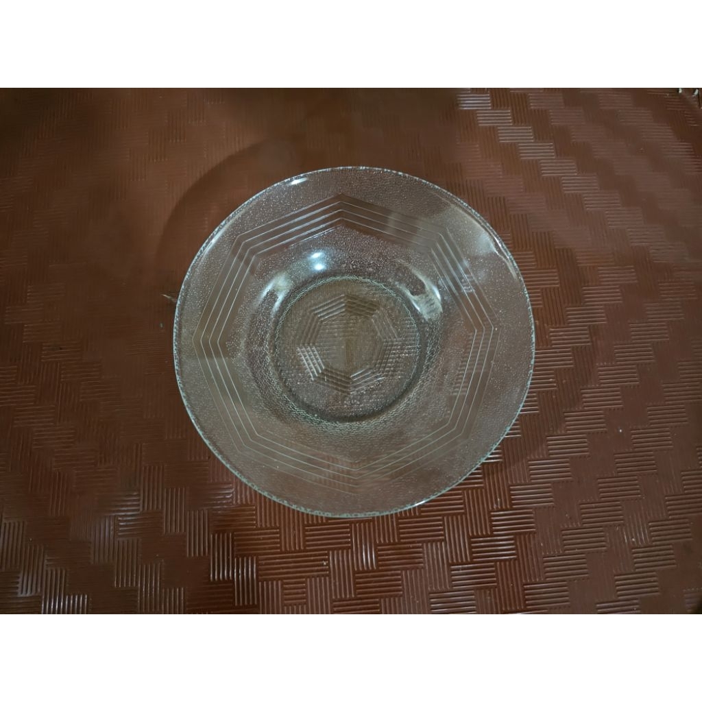 Piring Tatakan Kopi Teh / Piring Kaca Kecil 6" / Piring Beling