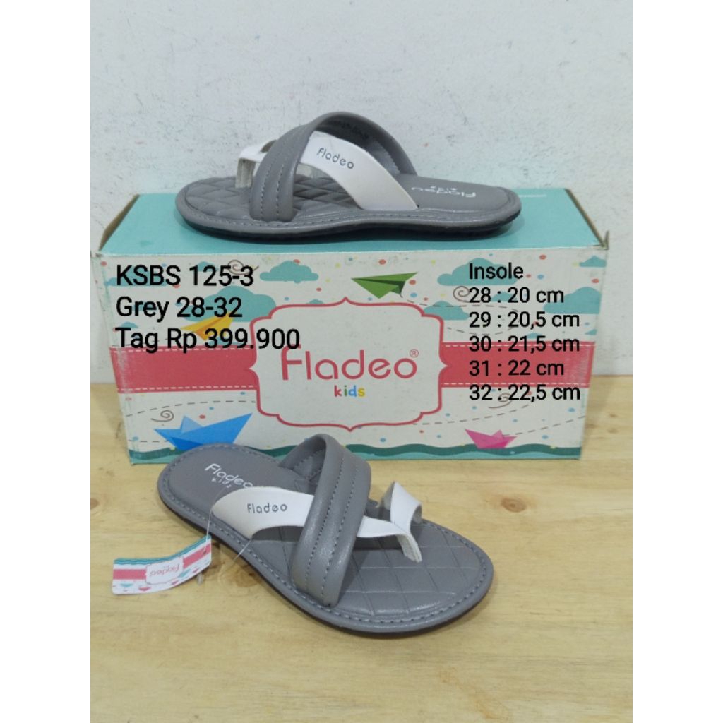 (Size 28-32) SENDAL ANAK LAKI FLADEO ORIGINAL