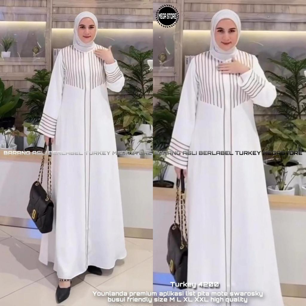 Abaya Turkey 4300 ori by mega store gamis arabian muslimah wanita murah online