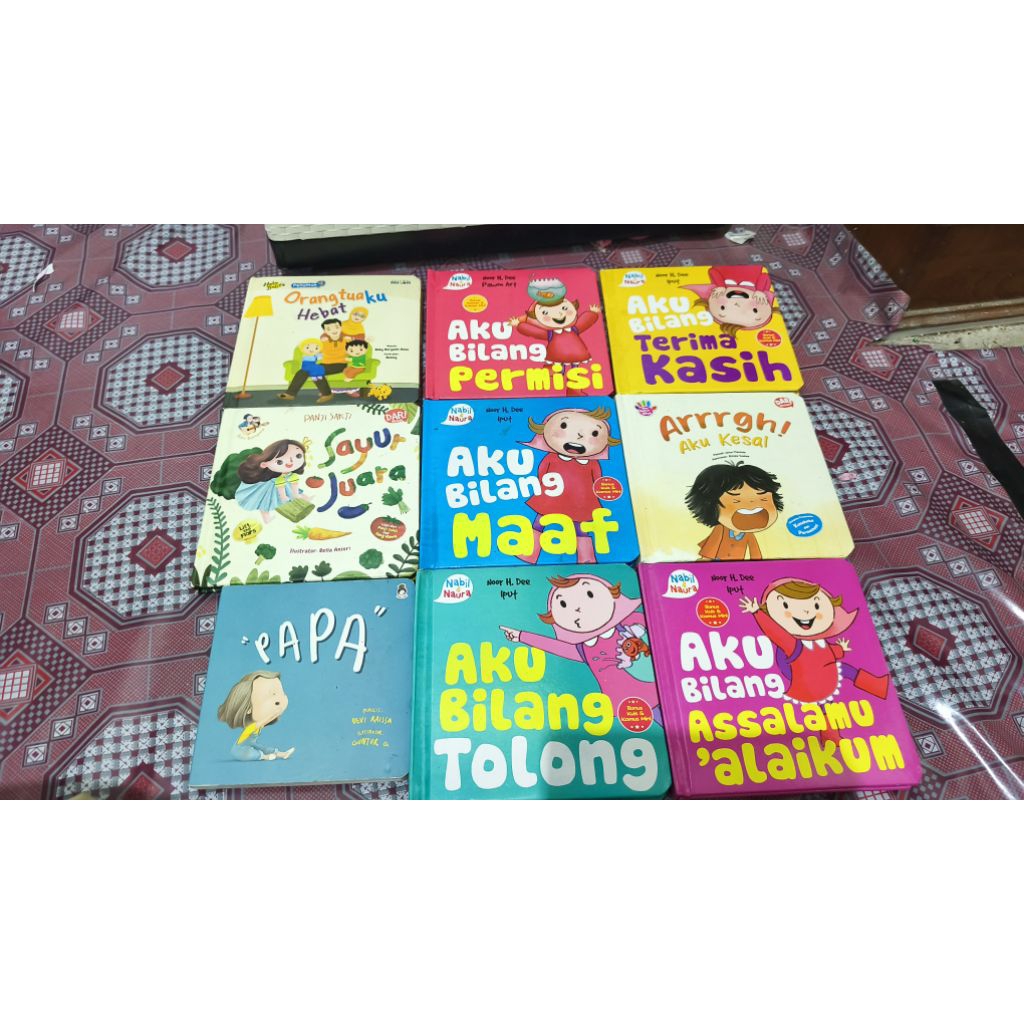 Preloved Buku Anak Mizan Boardbook