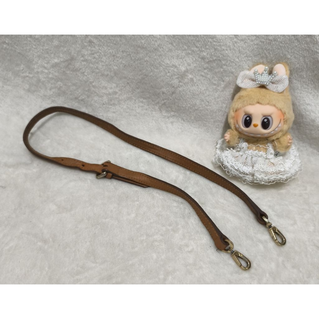 Tali Tas Hazzis Coklat Mini Cantik Kulit Asli