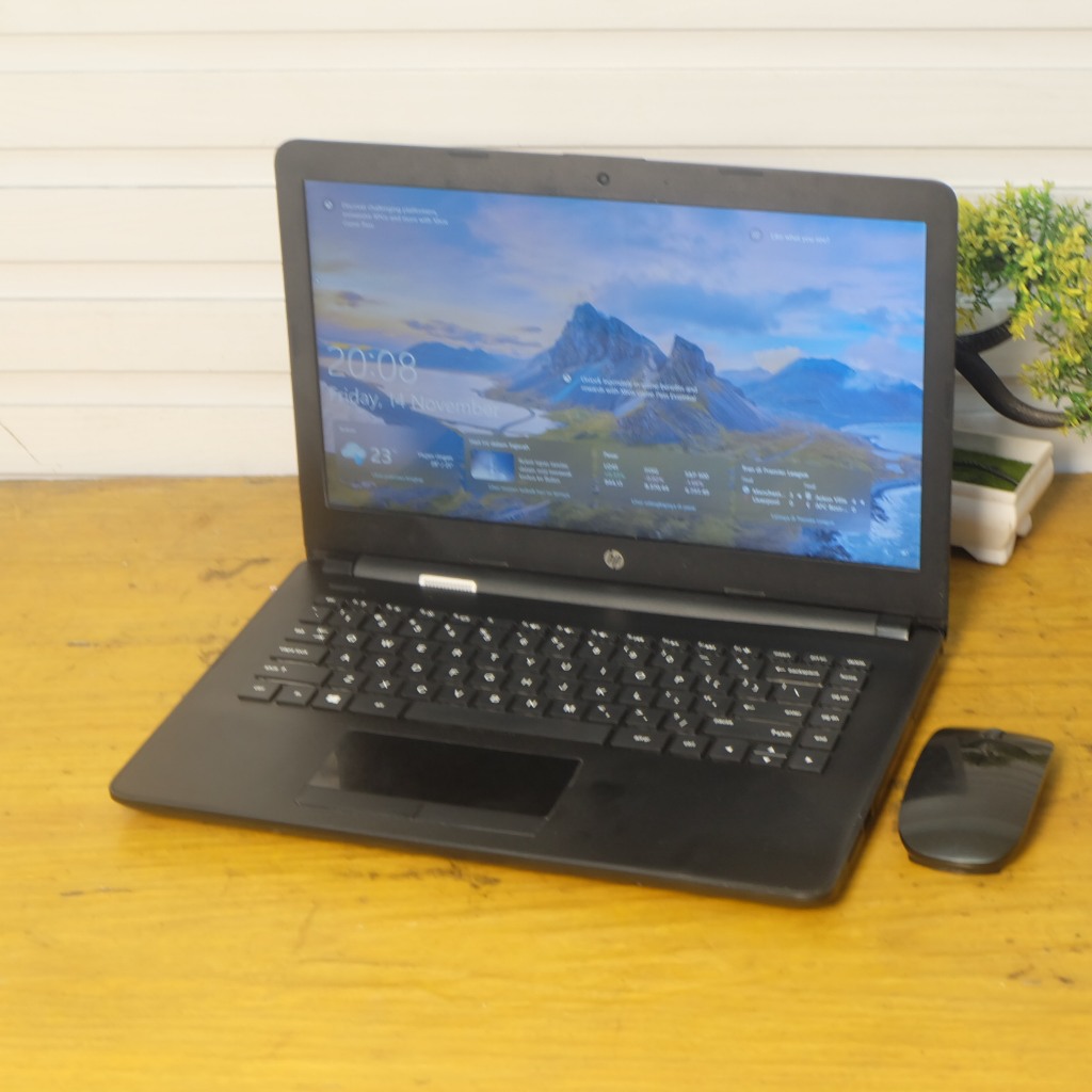 SLIM LAPTOP HP 14 BW AMD A4 RAM 8 SSD - Laptop bekas - Laptop murah - Laptop second