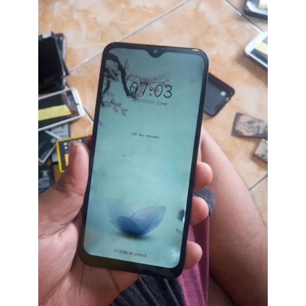 Lcd Tc Hp Oppo A1K Realme C2 Lcd tidak bisa di sentuh