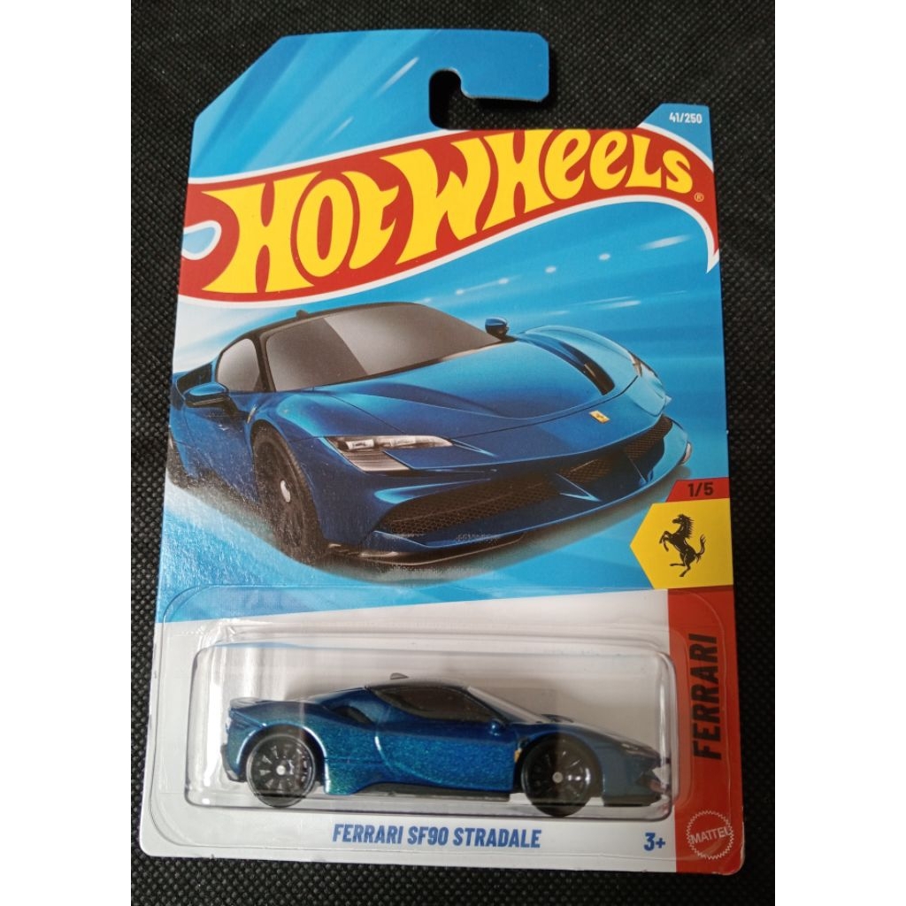 HOT WHEELS FERRARI SF90 STRADALE BIRU