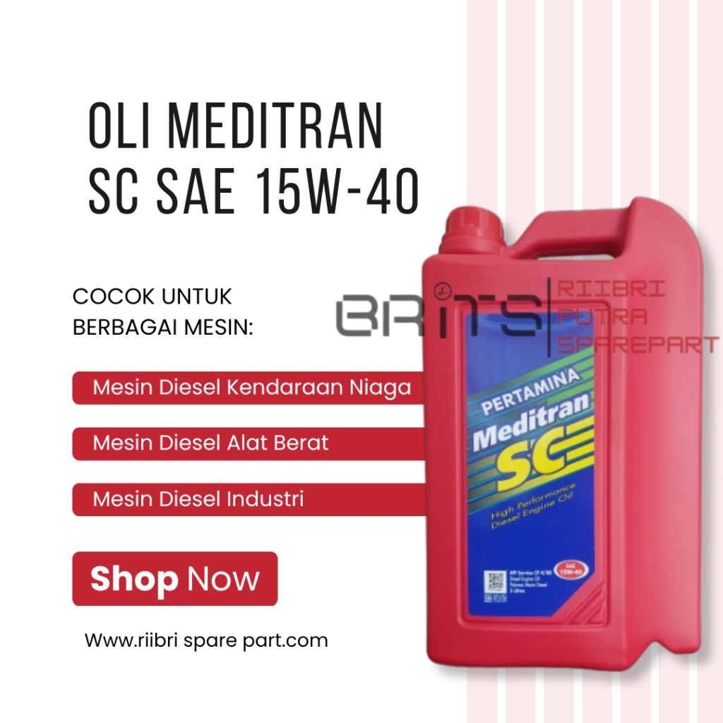 OLI PERTAMINA MEDITRAN SC SAE 15W-40