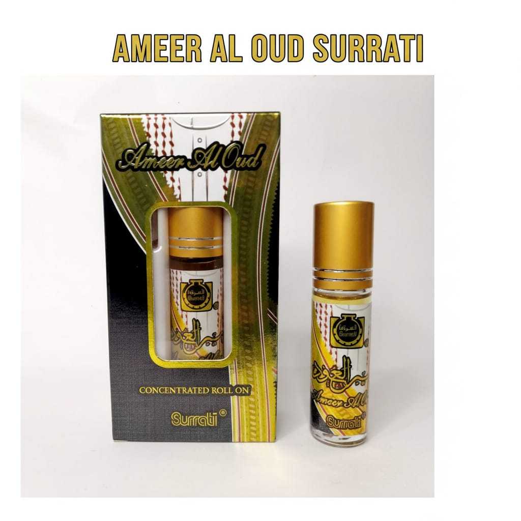 Surrati Parfum Roll On Surrati Ameer Al Oud 6ml Non Alkohol Original