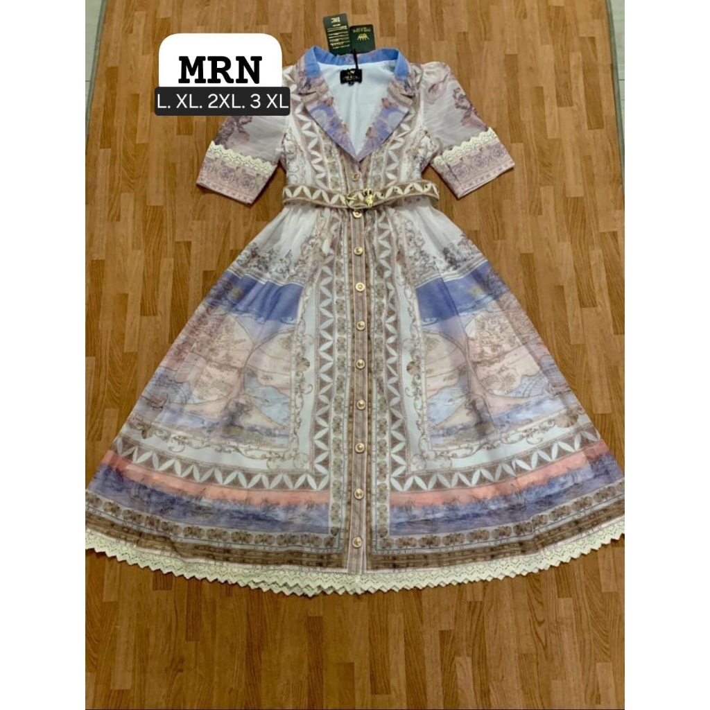 DRESS KANCING SIFON BANGKOK ONE&ONE