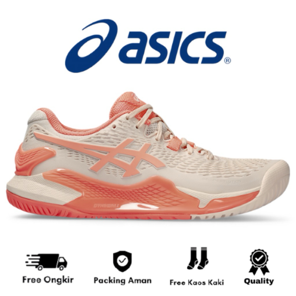 Padel Or Tenis Shoes Asics Gel Resolution 9 Pearl Pink/ Sun Peach Tenis Shoes