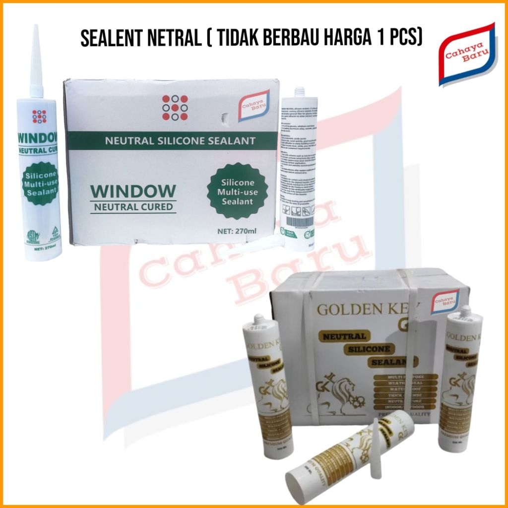 sealent netral selent netral Lem botol netr  lem kaca lem silicone lem sealent lem silikon silent le