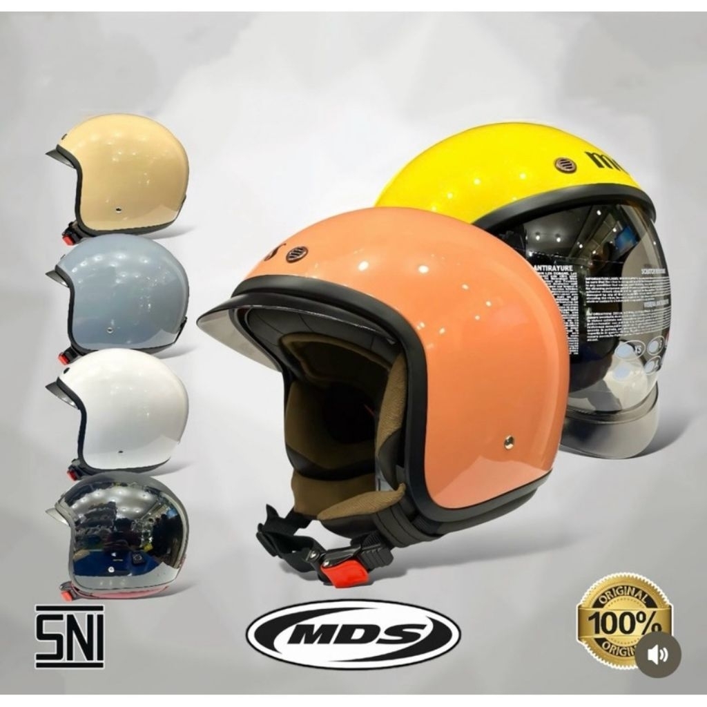 HELM MDS MAGNUM RETRO ORIGINAL HELM RETRO MDS MAGNUM BLACK GLOSS MDS MAGNUM WHITE MDS MAGNUM PINK MD