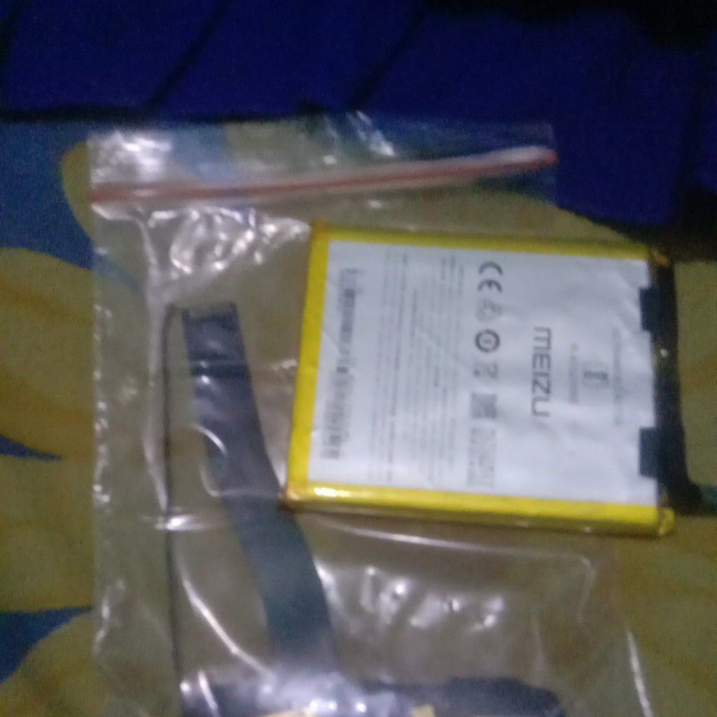baterai tombol on of flexible charger meizu m6