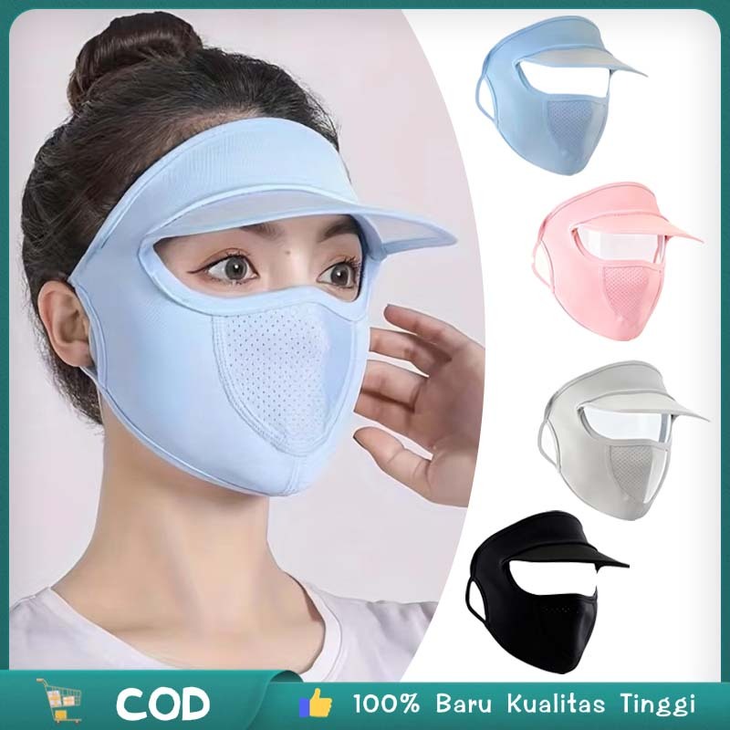 Masker Topi Pelindung Wajah Topi Visor Masker Penutup Topi Visor Masker Topi Langsung Masker