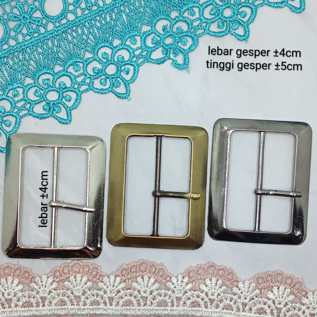 1 PCS BUCKLE KOTAK,GESPER RING TUSUK,GESPER IKAT PINGGANG,GESPER TAS