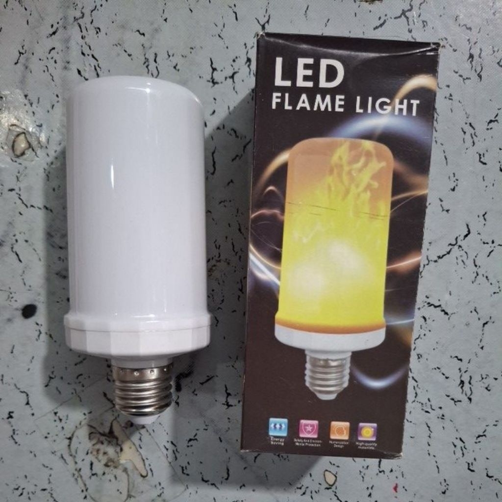 lampu led flame light (model api)