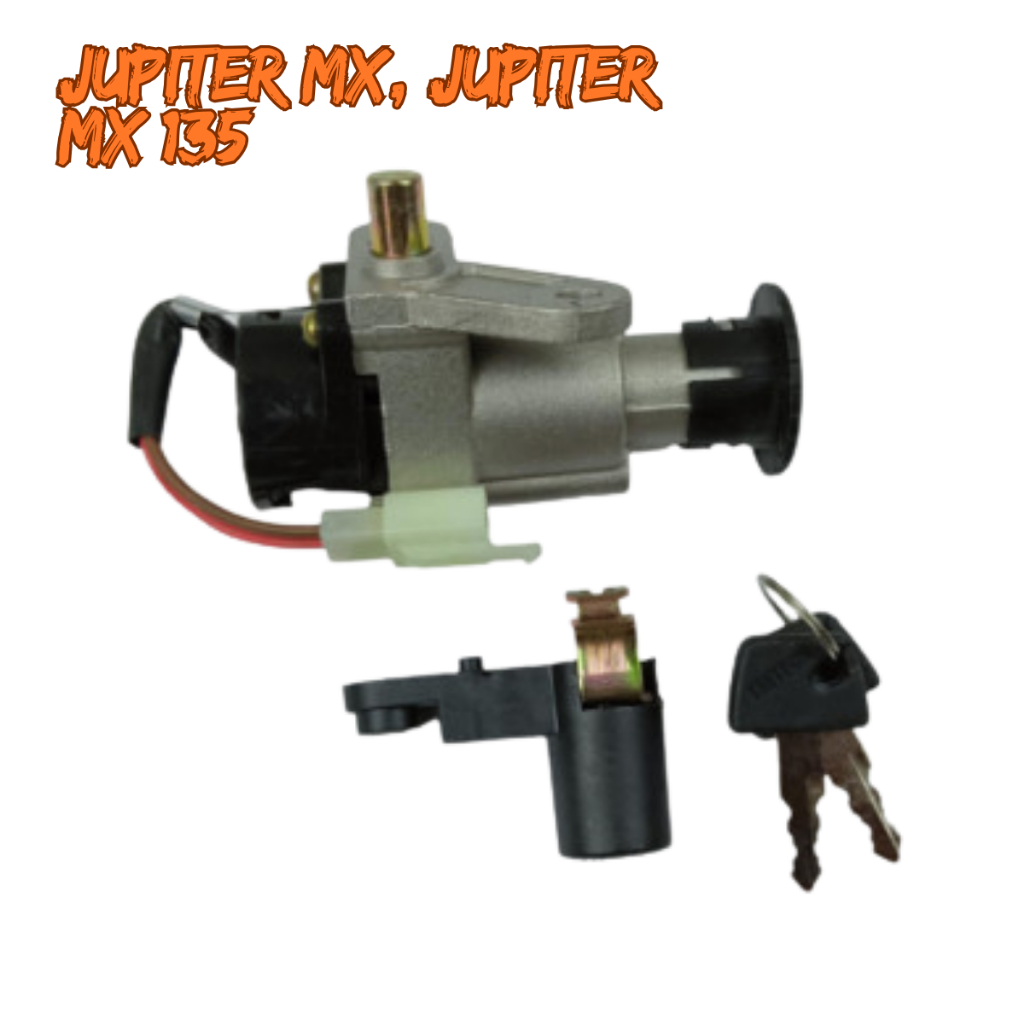 sparepart motor Kunci Kontak 1 Set Kunci Jok Motor Jupiter MX 135