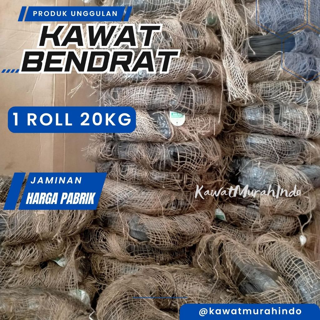Bendrat RRT 20 Kg Harga 1 Rol / Kawat Bendrat 1 Roll