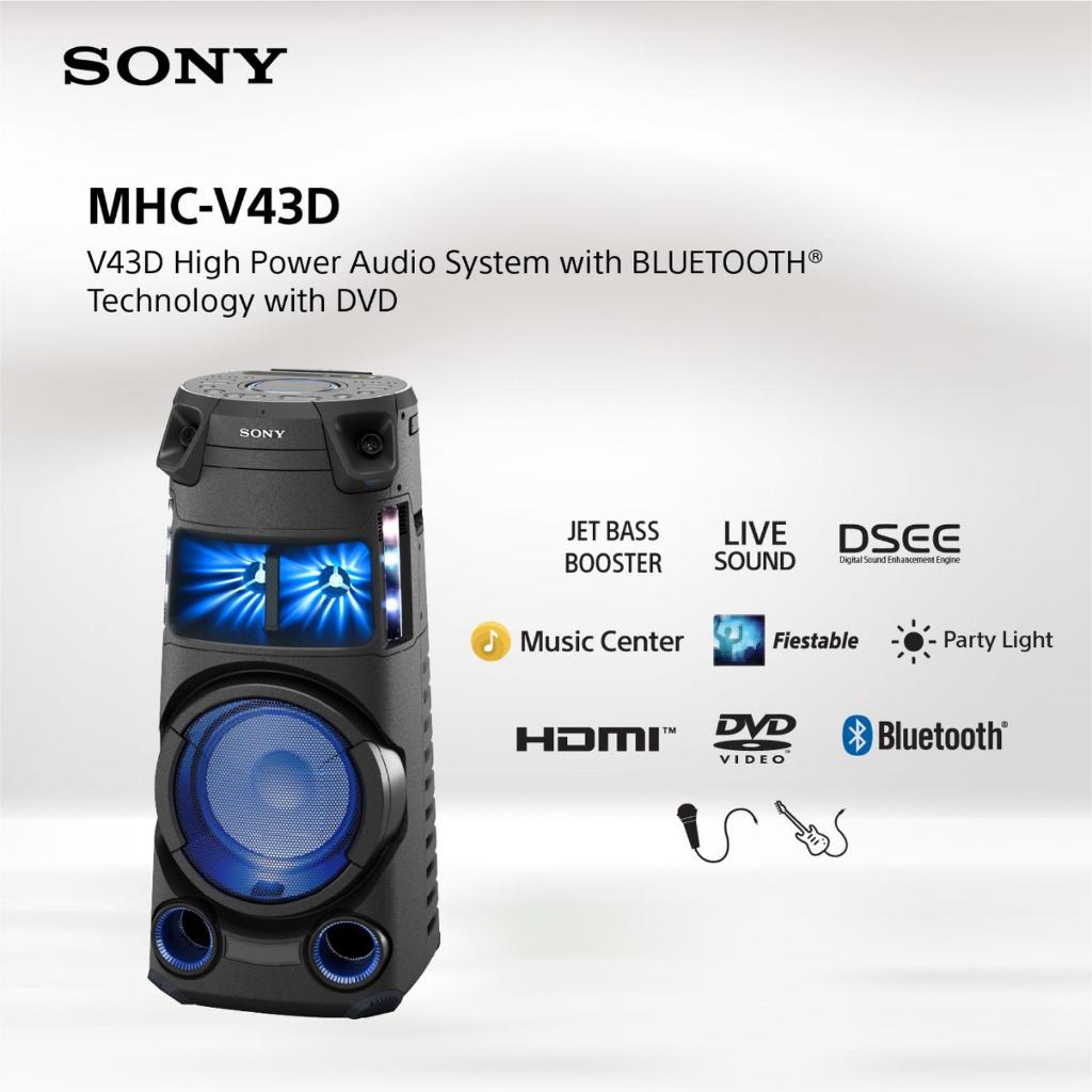 Sony HiFi Speaker Bluetooth MHC-V43D Super Bass