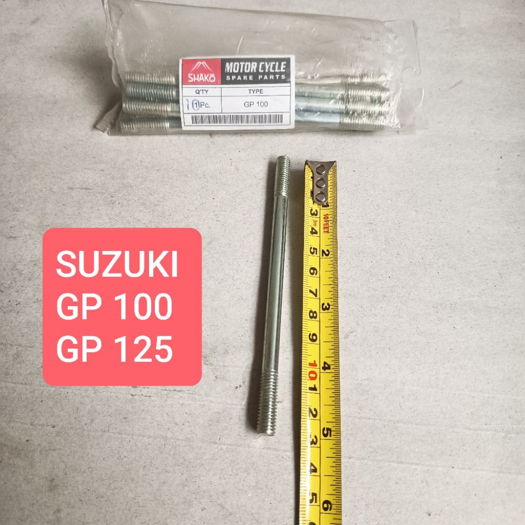 Baut Cylinder Cylinder blok boring piston Suzuki GP 100 GP100 GP 125 TRS  harga 1 biji