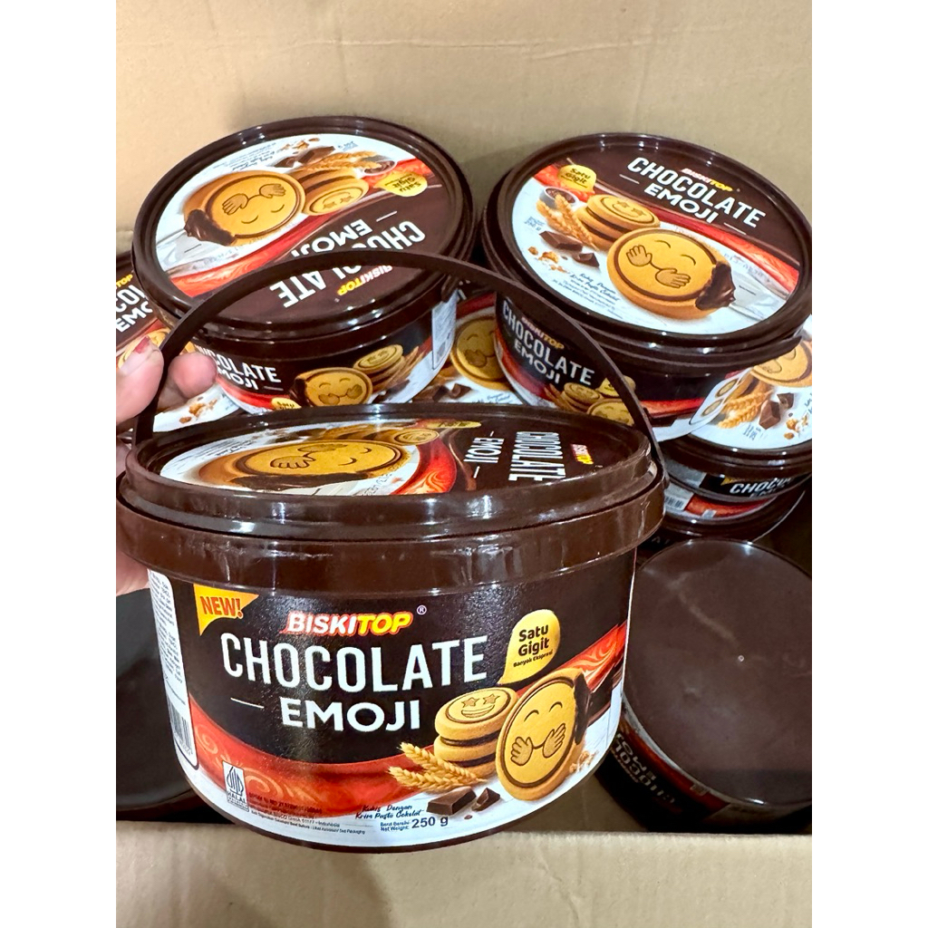 BISKITOP CHOCOLATE EMOJI 250GR