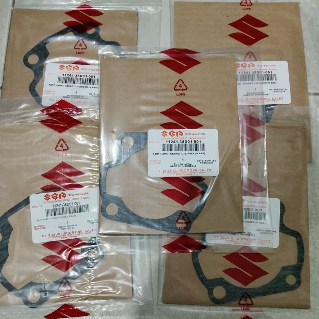 PAKING BLOCK BLOK CYLINDER BORING SATRIA 2 TAK SATRIA 120 LUMBA HIU ORIGINAL