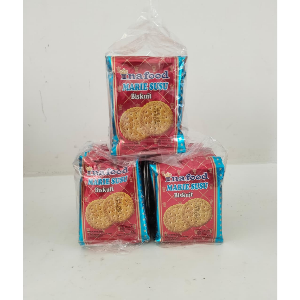 Inafood Marie Susu Biskuit - ISI 10 PCS (ECER)