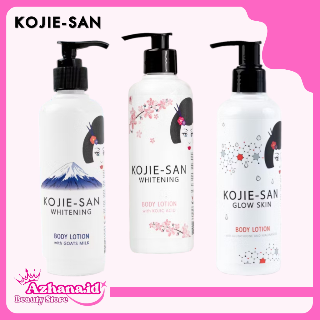 KOJIE-SAN BODYLOTION WHITENING MOISTURIZER GLOW SKIN GOAT MILK LOTION 250ML