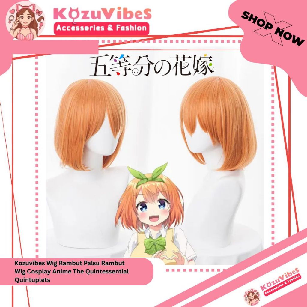 Kozuvibes Wig Rambut Cosplay Anime The Quintessential Quintuplets