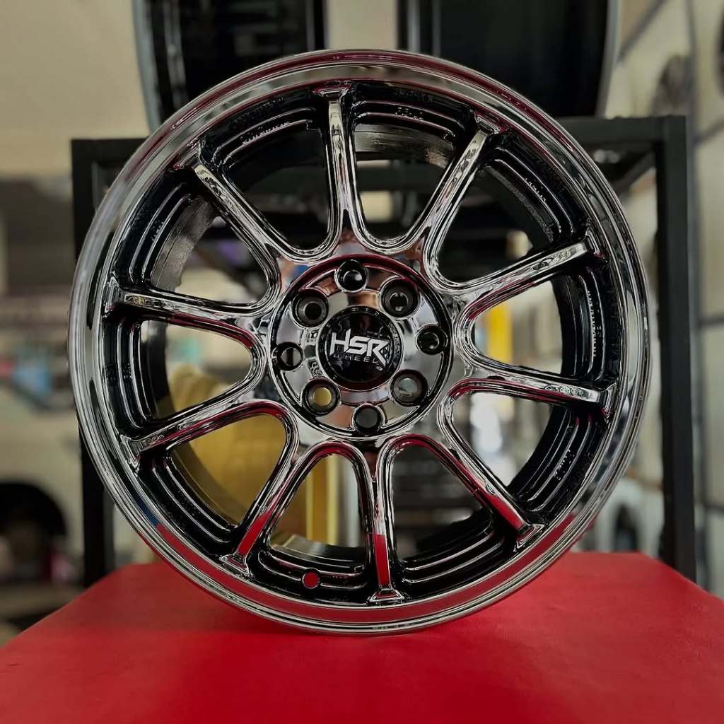 VELG MOBIL CE28 BLACK CHROME RING 15 FE03 HSR R15X6,5 HOLE 4 ET42 BLACK CHROME GRATIS ONGKIR