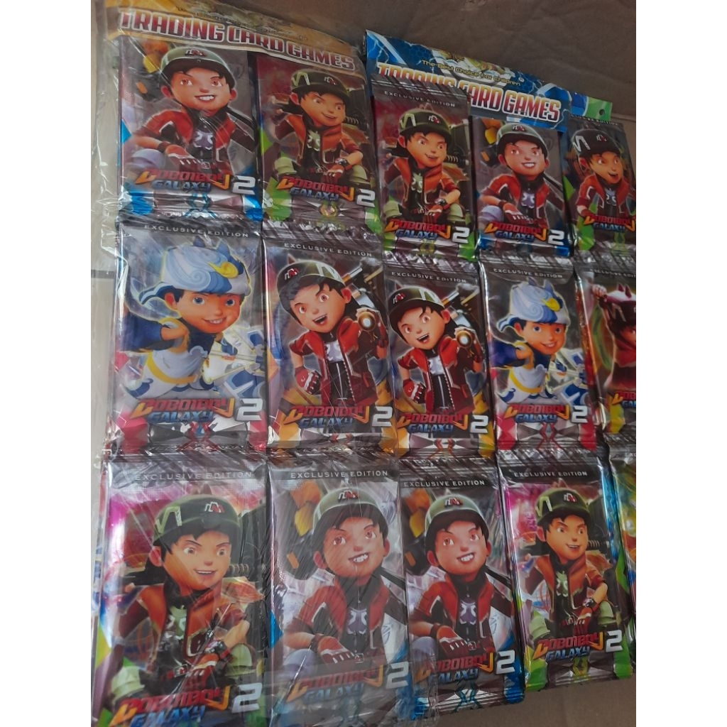 12 PCS MAINAN KARTU BOBOIBOY GALAXY