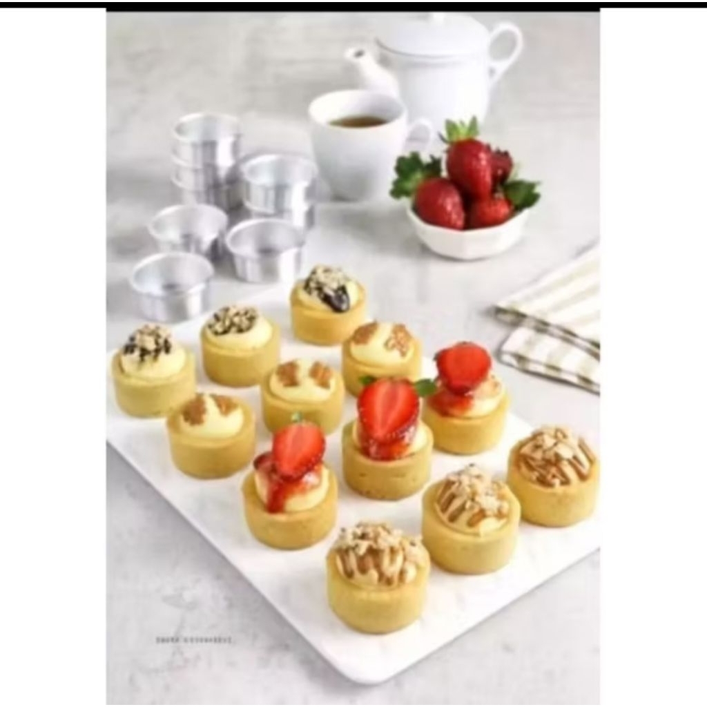 Cetakan Kue Pie Polos/Loyang Pie Buah/Tarlet/Egg Tart