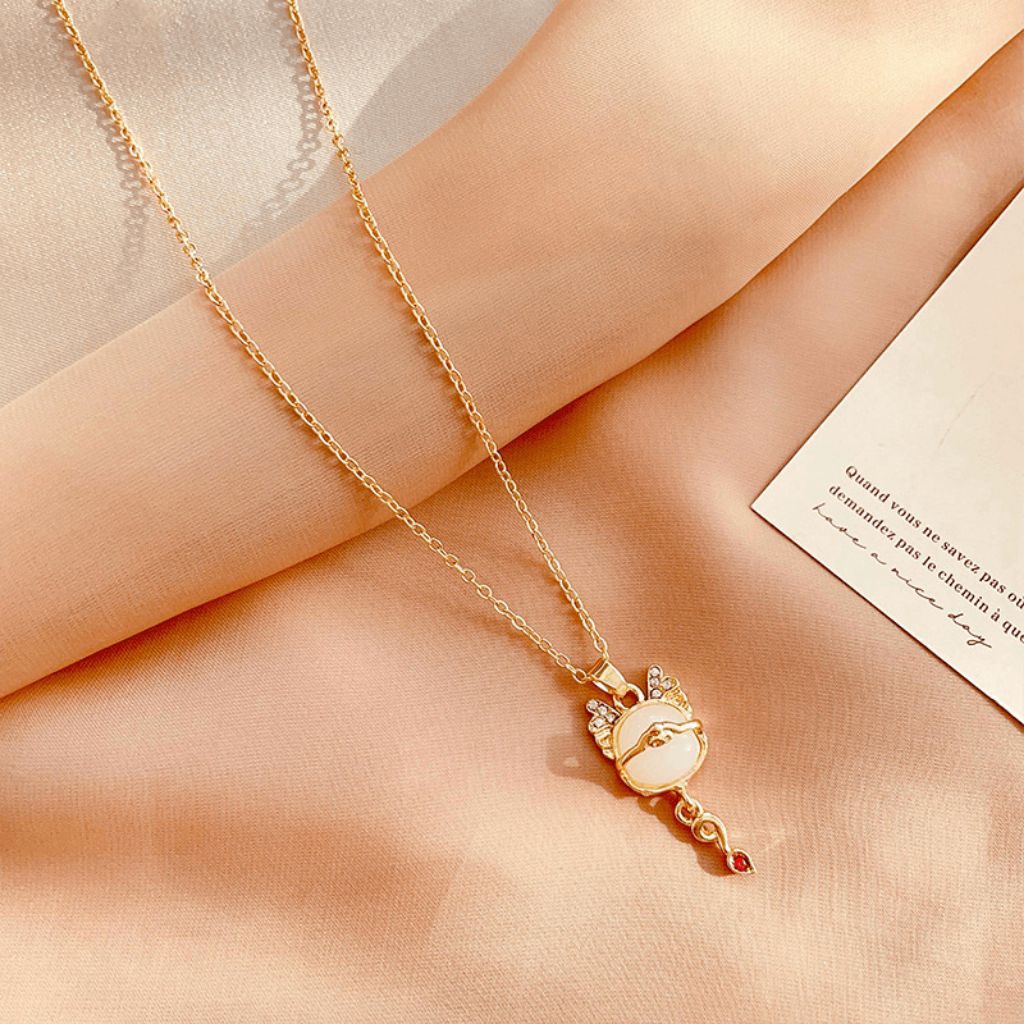 Kalung Gelang Naga Lucu Pembawa Rezeki "Meng Long Na Fu"