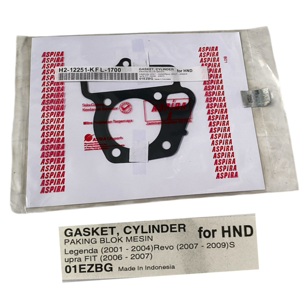 paking blok mesin legenda revo supra fit gasket silinder