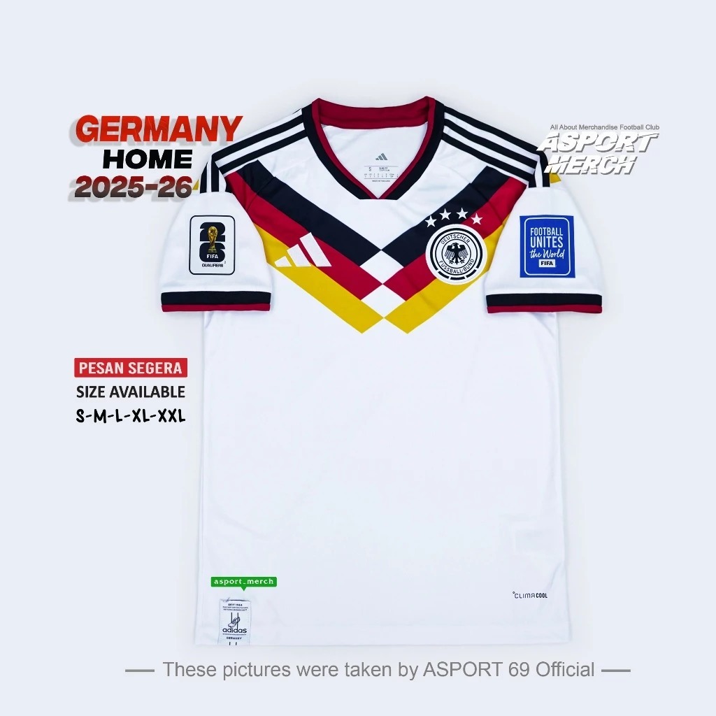 JERSEY JERMAN HOME PIALA DUNIA FANS 2026