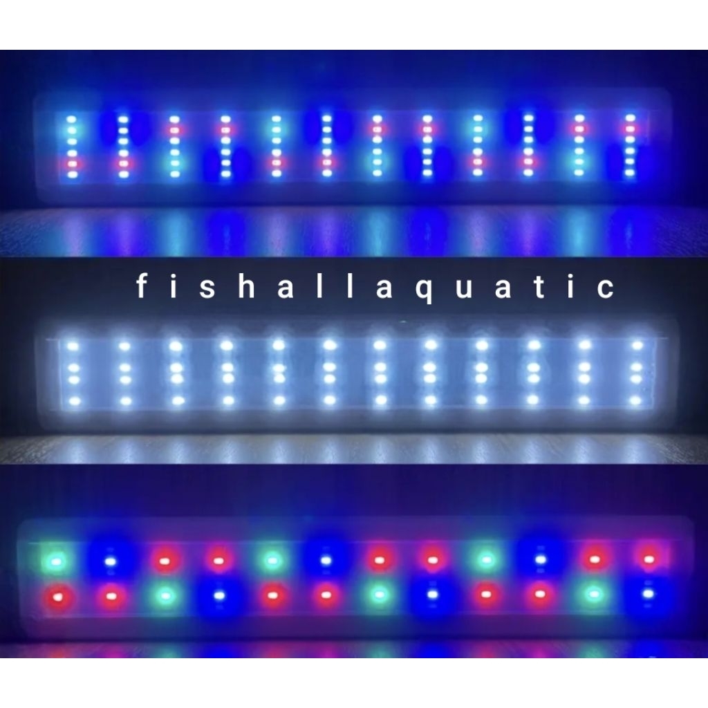 Kandila LED SX Series Lampu Gantung Aquarium 3x ganti Warna W-RGB SX 200 SSX 300 SX 400 SX 500 SX 60
