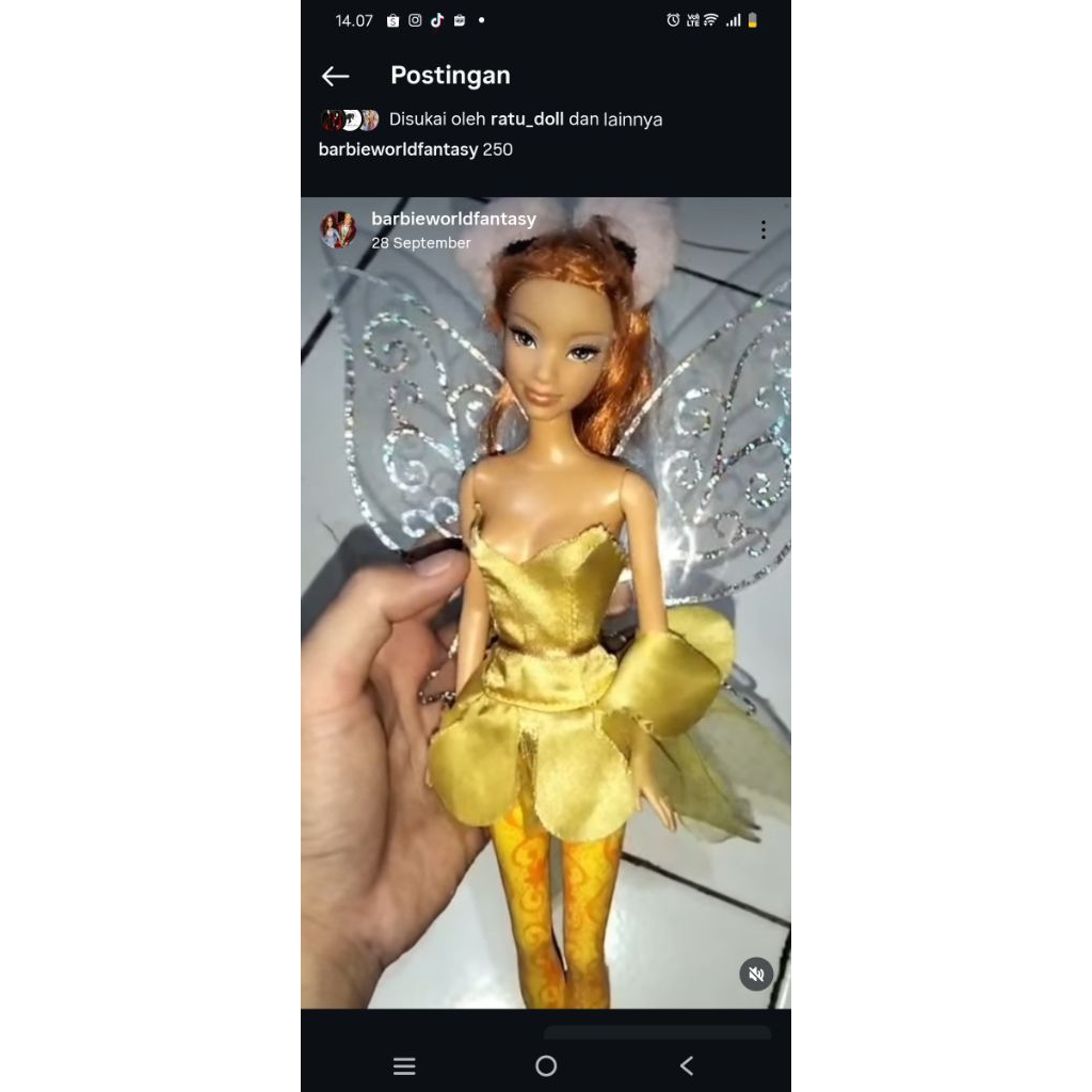 Barbie dandelion, sparkle fairy, queen catania dan mariposa 2, mermaidia