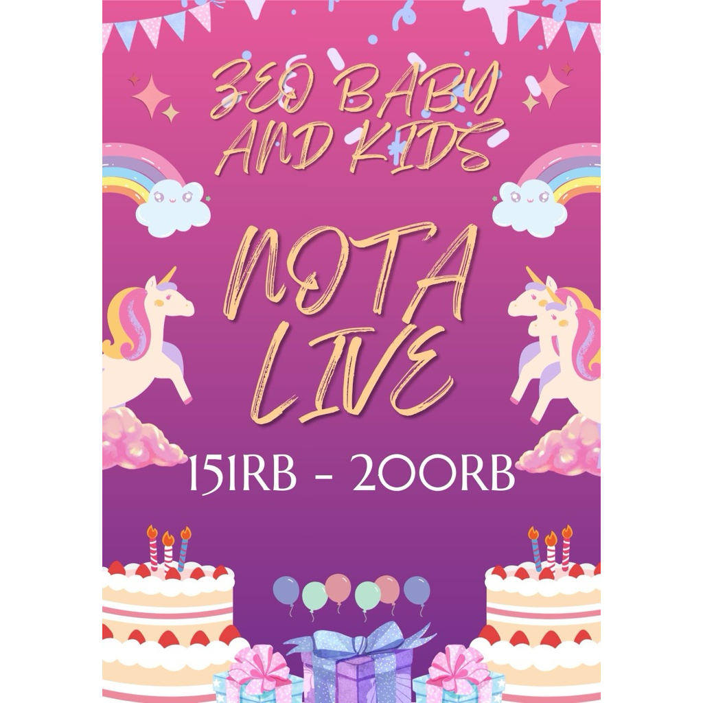 NOTA HARGA 151 RIBU  -  200RIBU