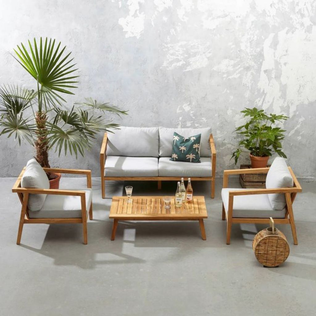 sofa outdoor waterproof/sofa ruang tamu/sofa outdoor/sofa jati Jepara/sofa estetik ruang tamu minima