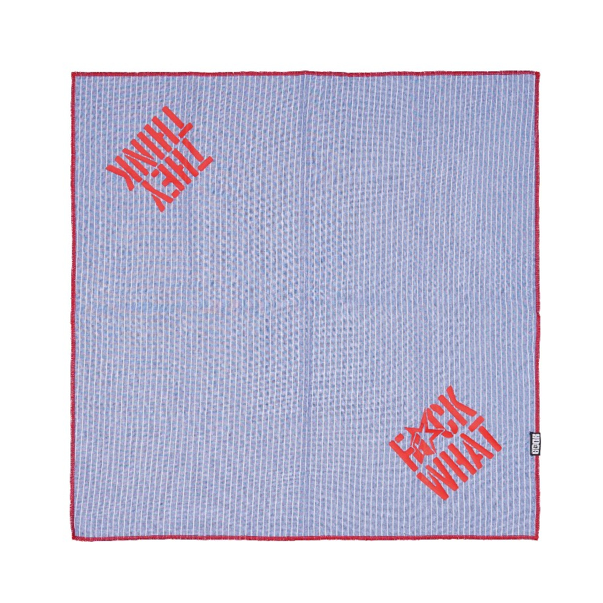 GDCK Bandana Blue FWTT-Blue / Syal scarf katun / Slayer Biru