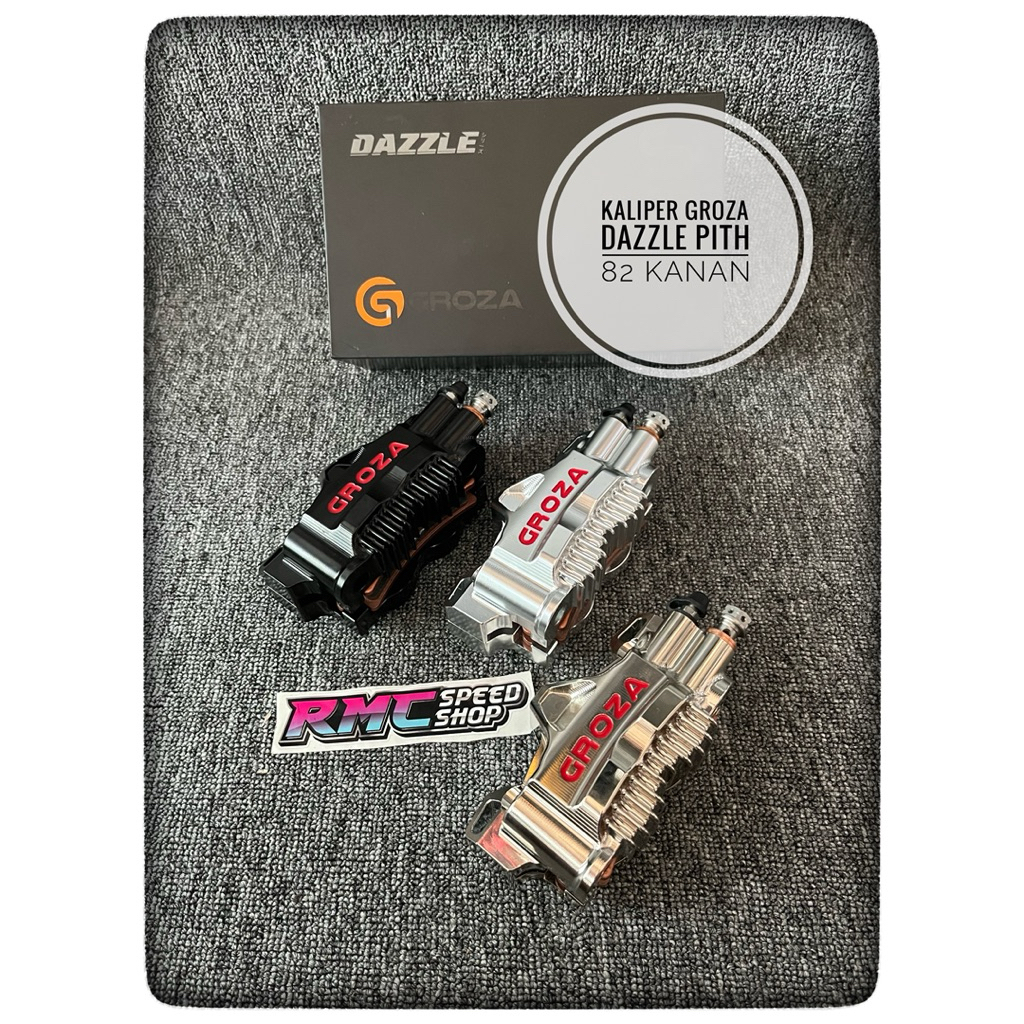 Kaliper Groza Dazzle Dezel 4piston 4p pith82 kanan original / Kaliper Groza 4p 4piston pith 82 origi