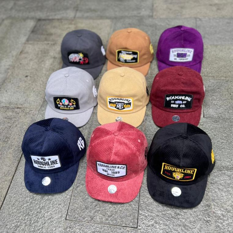 Roughline Topi SnapBack klasik caduroy style corduroy
