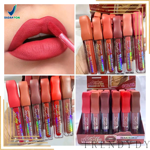 TRENDYDY - [LUSINAN] LipGloss Iman Koko Matte [8002].