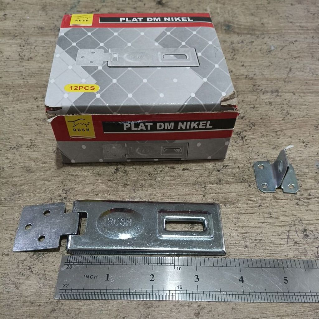 Overpal Plat Tempat Gembok 3.5 inci / Cantolan Plat Gembok