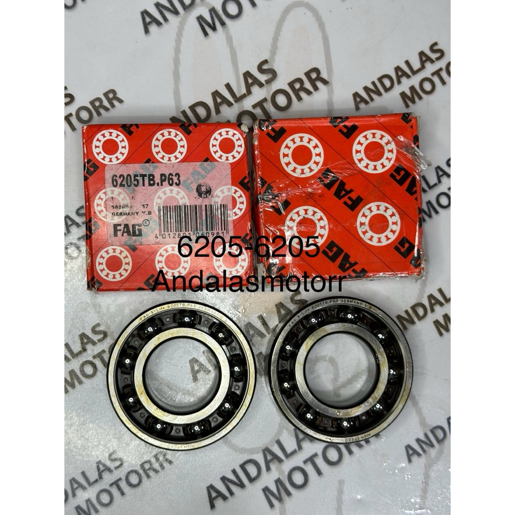 Bearing Kruk As / Lahar Sokar FAG Satria 2TAK / F1ZR / FORCE / TORNADO High Speed 6205/6205 Sepasang
