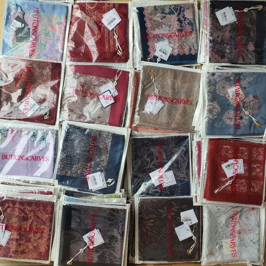 READY STOCK Buttonscarves As Is Item Voal Reject Minor Deffect Sale Scarf Premium BS Warehouse Sale 