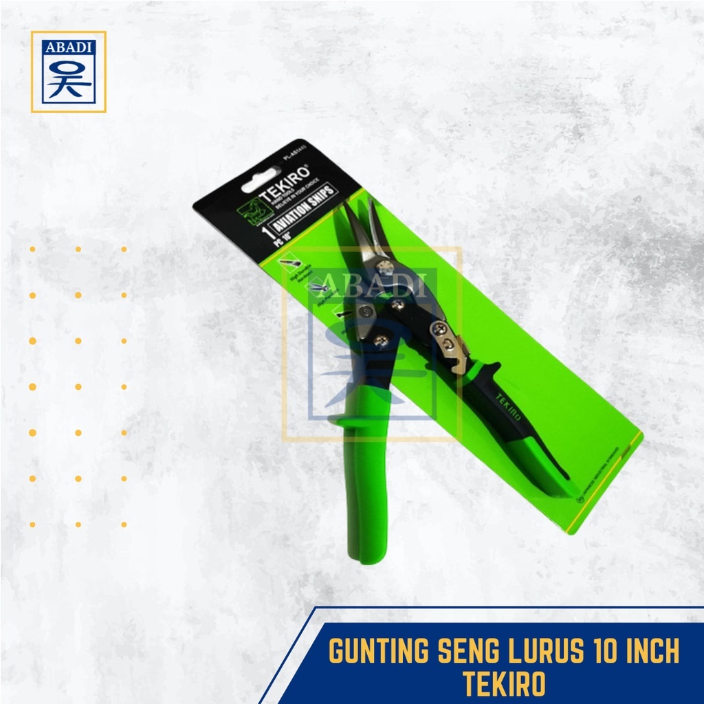 GUNTING SENG LURUS 10 INCH TEKIRO