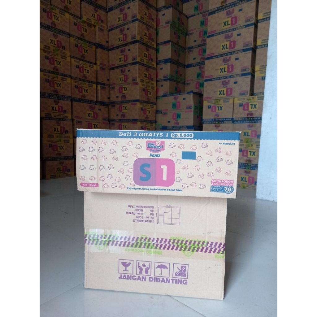 Baby Happy Dus Sachet Promo S M L XL