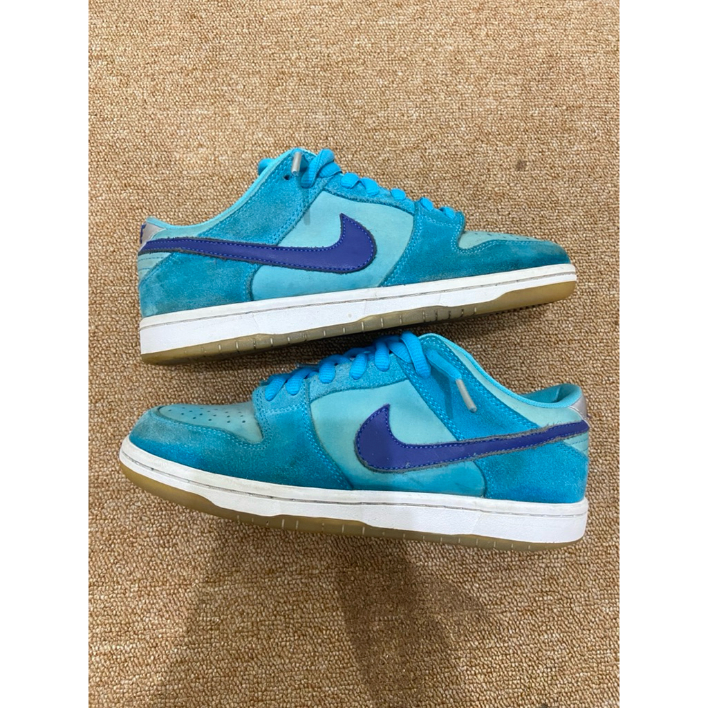 nike sb dunk low pro blue furry