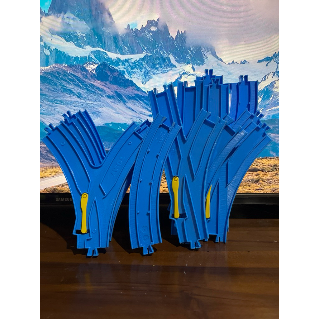 Track Rel Kereta Plarail Tomy Thomas Train Ori Bekas