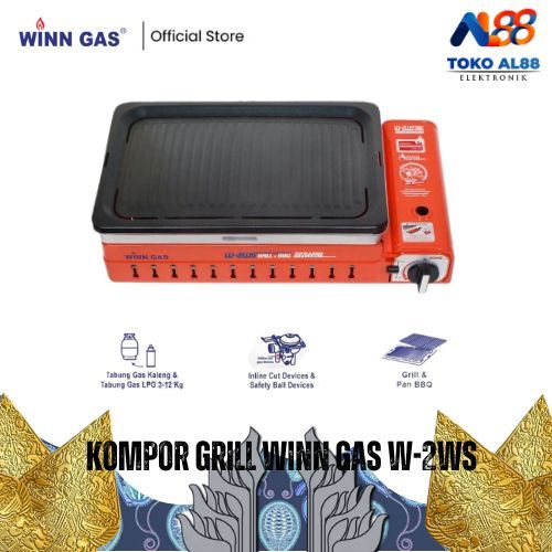 Winn Gas Kompor Portable Grill W2WS